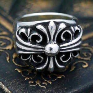 クロムハーツ(CHROME HEARTS) シルバー925 クロス キーパーリング