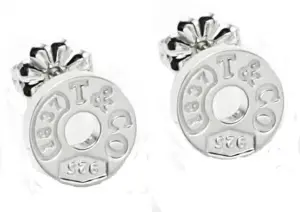 1837 CIRCLE PIERCED ティファニー サークル ピアス SILVER925