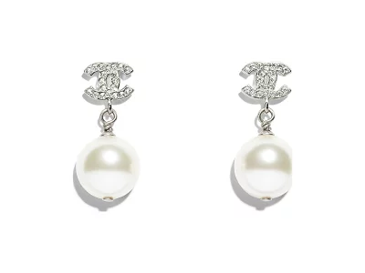 CHANEL シャネル ピアス ココマーク シルバー パール A36138