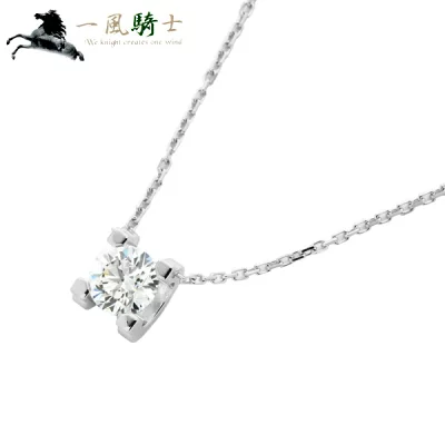 カルティエ ネックレス K18WG×1P ダイヤモンド 393215