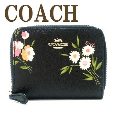コーチ COACH 二つ折り財布 花柄 73017IMDB9