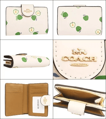 コーチ COACH 二つ折り財布 チョークマルチ FC4116 C4116