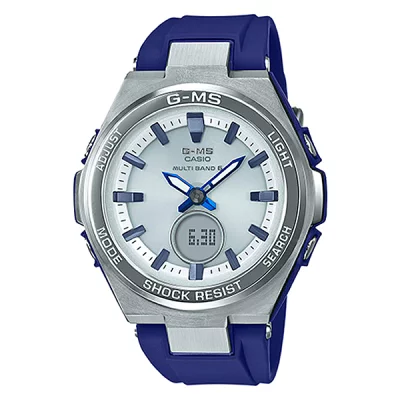 BABY-G 電波受信モデル ブルー×メタリック MSG-W200-2AJF