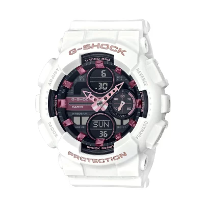 CASIO カシオ Gショック ミッドサイズ ホワイト&ピンク&ブラック GMA-S140M-7AJF