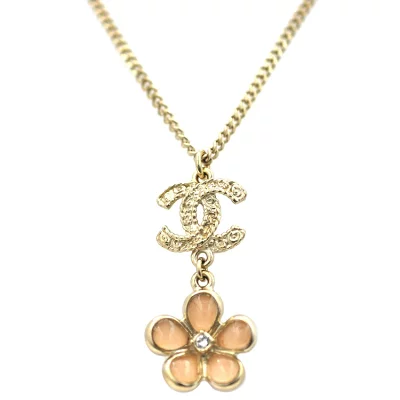 シャネル ネックレス ココマーク×カメリアネックレス A96882