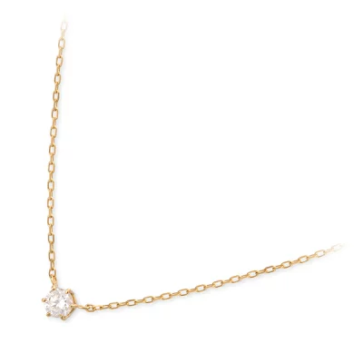 VA ヴァンドーム青山(Vendome Aoyama) 一粒ダイヤモンドK18ゴールドネックレス GGVN000240DI
