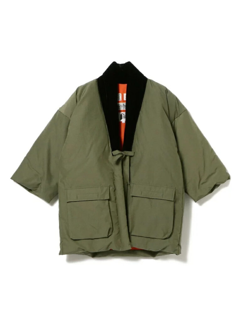 BEAMS THIS IS MADE IN JAPAN どてらダウンジャケット