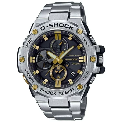 カシオ CASIO G-SHOCK Gショック ソーラー スマートフォンリンク G-STEEL GST-B100D-1A9JF