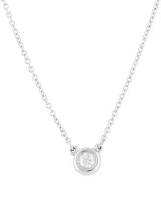 ティファニー tiffany&co 一粒ダイヤ ネックレス ダイヤモンドバイザヤード 24944387