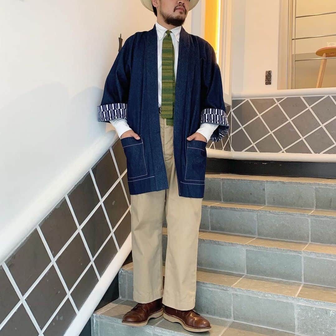 SHIO×名取屋染工場×fennica ハンテン ジャケット