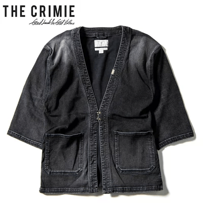 CRIMIE BORN AGAINST BLACK HAPPI JACKET