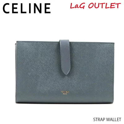 セリーヌ CELINE ラージストラップウォレット 10B633BFP