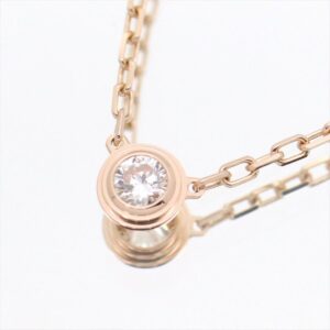 カルティエ Cartier ディアマン レジェ ネックレス ピンクゴールド