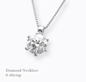 LugeJewelry 一粒ダイヤモンド ネックレス
