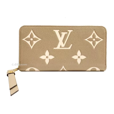 ルイヴィトン LOUIS VUITTON ジッピー ウォレット モノグラム アンプラントトゥルトレール クレーム M69794