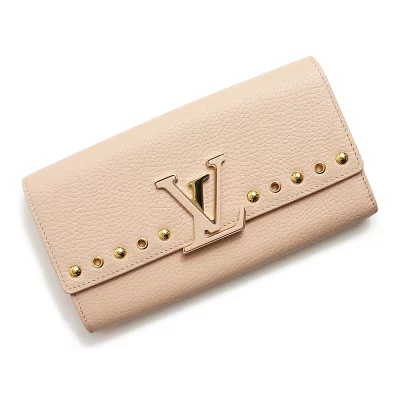 ルイヴィトン LOUIS VUITTON トリヨンレザー ポルトフォイユ カプシーヌ M62763
