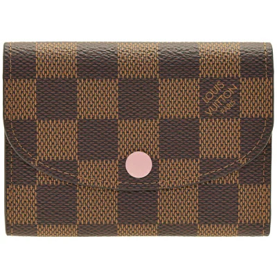 ルイヴィトン(LOUIS VUITTON) ポルトモネロザリ ダミエ 二つ折り財布 N64423