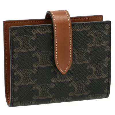 セリーヌ CELINE TRIOMPHE スモール ストラップ ウォレット 10H26 2DB7 04LU