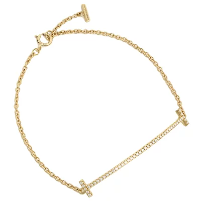 ティファニー TIFFANY&CO. Tスマイル ゴールドバングル 36667222