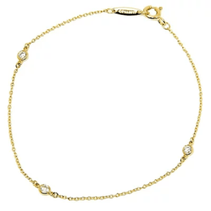 ティファニー TIFFANY&CO. エルサ・ペレッティ バイ ザ ヤード ブレスレット ダイヤモンド イエローゴールド