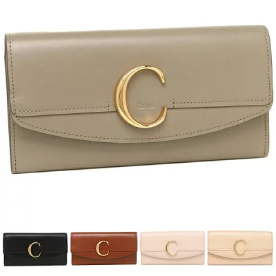 クロエ CHLOE 二つ折り長財布 CHLOE C クロエ シー CHC19SP055 A37 001