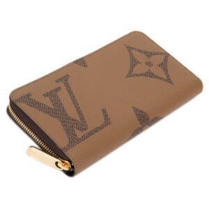 ルイ・ヴィトン(LOUIS VUITTON) ラウンドファスナー レディース モノグラム・ジャイアント リバースキャンバス ジッピー・ウォレット M69353