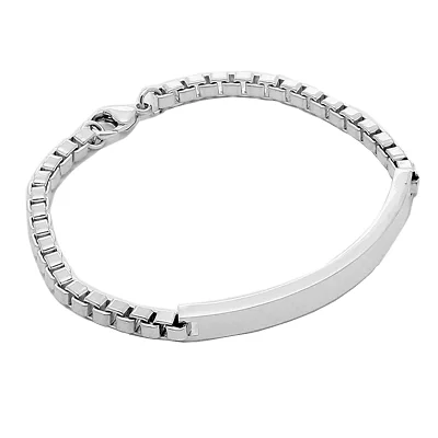 ティファニー TIFFANY&Co. ベネチアンリンク ID ブレスレット シルバー