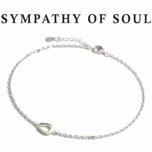 SYMPATHY OF SOUL Small Horseshoe Chain Anklet Silver a1805s