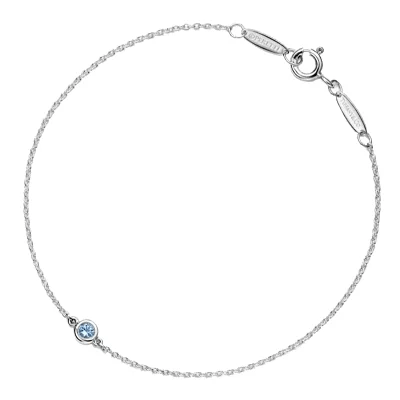 ティファニー TIFFANY&CO. カラー バイ ザ ヤード ブレスレット アクアマリン