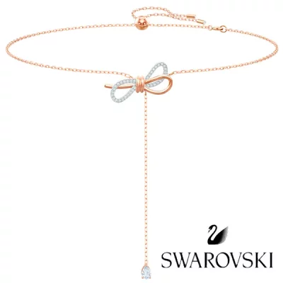 SWAROVSKI スワロフスキー Lifelong Bow ネックレス リボン ヘラクレスノット SWARO-5447082