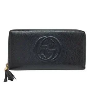 GUCCI【グッチ】ソーホーインターロッキングG　ラウンドファスナー長財布