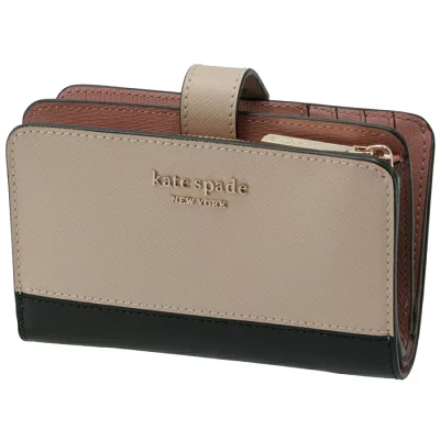 Kate Spade ケイトスペード サフィアーノレザー スペンサー コンパクトウォレット PWR00279 0007 195