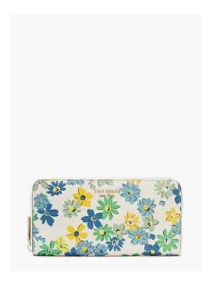 ケイトスペードニューヨーク kate spade new york スペンサー フローラル メドレー ジップアラウンド コンチネンタル ウォレット