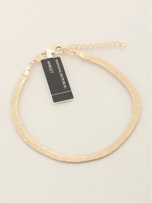 BANANA REPUBLIC(バナナリパブリック) Herringbone Chain Anklet