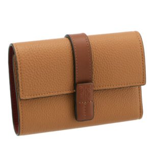 ロエベ LOEWE 三つ折り バーティカル ウォレット ライトキャラメル C660S86X01 0051 3639