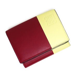 ロエベ LOEWE トライフォールド ウォレット バイカラー