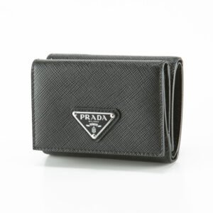 プラダ PRADA サフィアーノトライアングル 折り財布 TINY 2MH042 QHH