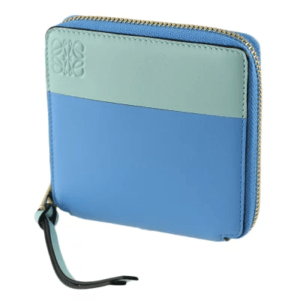 LOEWE ロエベ カラー ブロック スクエア ジップ ウォレット 109.10.M88 5581