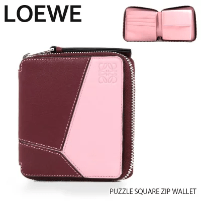 LOEWE ロエベ パズル スクエア ジップ ウォレット 122.N30MM88 6948