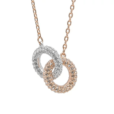 SWAROVSKI スワロフスキー ネックレス ローズゴールド×シルバー 5414999
