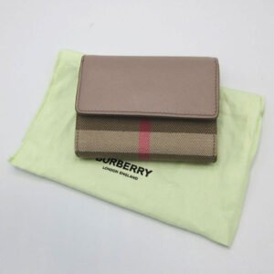 三つ折り財布 VIA MANZONI チェック 8084537