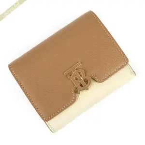 BURBERRY 財布 レディース バイカラー ベージュ系×アイボリー 8059623