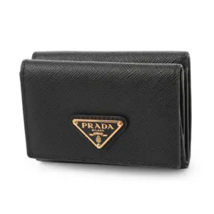 PRADA 3つ折り財布 SAFFIANO TRIANGOL 1mh042 qhh f0002