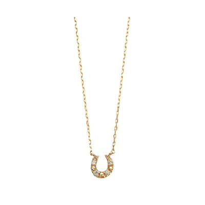 VA ヴァンドーム青山 Vendome Aoyama 馬蹄ダイヤモンド プチネックレス GJVN012040DI