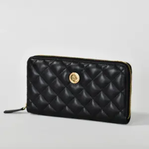 VERSACE ラウンドジップ長財布 メデューサキルティングナッパレザー DPDI175S