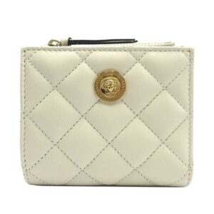 VERSACE メデューサ ロゴ キルティングレザー スモールウォレット 1005564