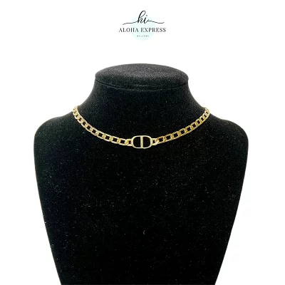 Christian Dior クリスチャンディオール ネックレス チョーカー PETIT CD CHOKER NECKLACE N1296PTCMT