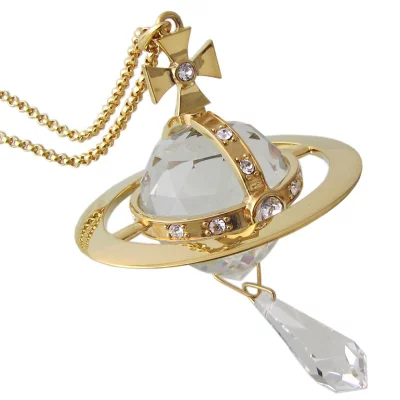 ヴィヴィアンウエストウッド Vivienne Westwood クリスタル ジャイアント オーブ ドロップ ネックレス B46114_2203