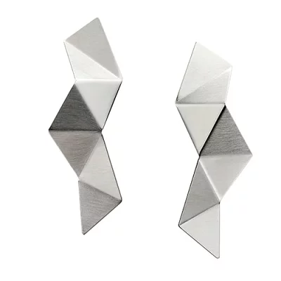 ヴァンドーム青山 VENDOME AOYAMA Kengo Kuma + MAYU K10WG Paper snake ピアス KMHA0091