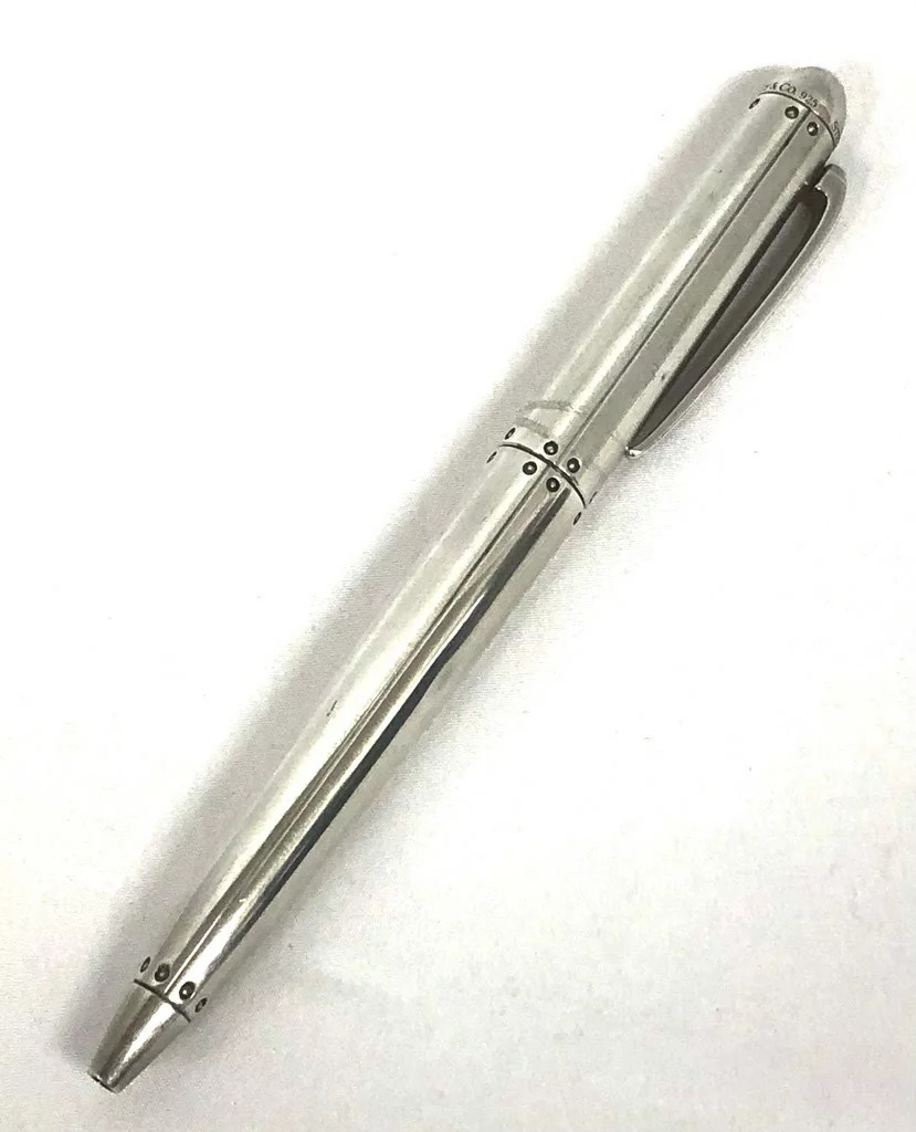 ティファニーボールペンストリーメリカSV925 シルバー製筆記具STREAMERICA